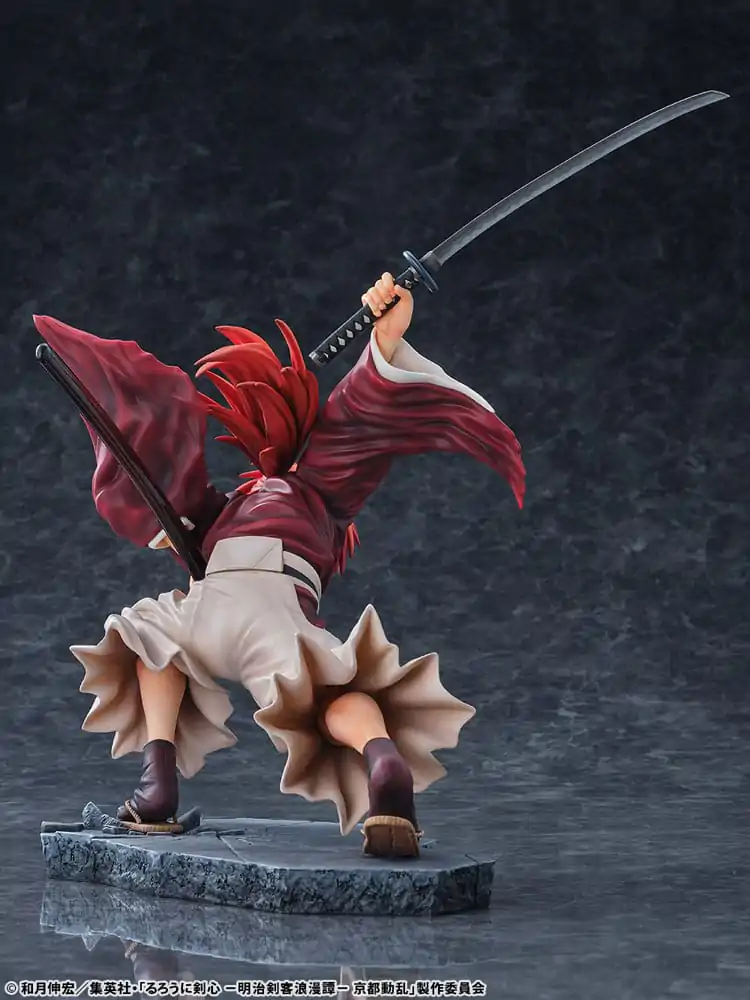 Rurouni Kenshin: Meiji Kenkaku Romantan Kyoto Douran PVC Statue 1/6 Kenshin Himura Amakakeruryuunohirameki Ver. 26 cm product photo