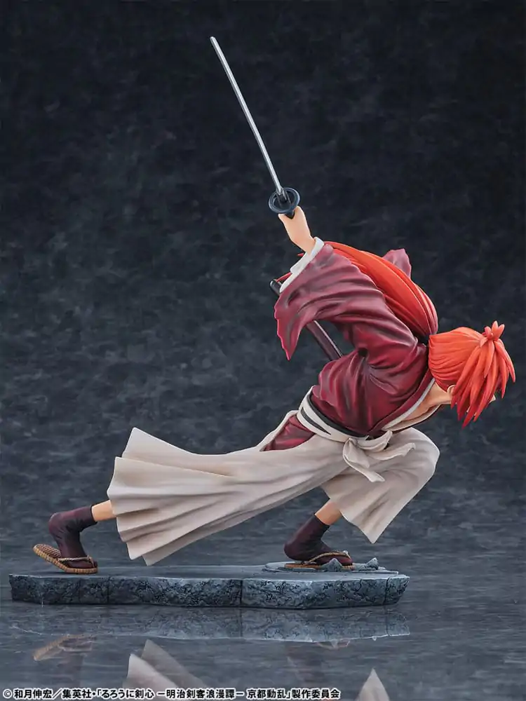 Rurouni Kenshin: Meiji Kenkaku Romantan Kyoto Douran PVC Statue 1/6 Kenshin Himura Amakakeruryuunohirameki Ver. 26 cm product photo