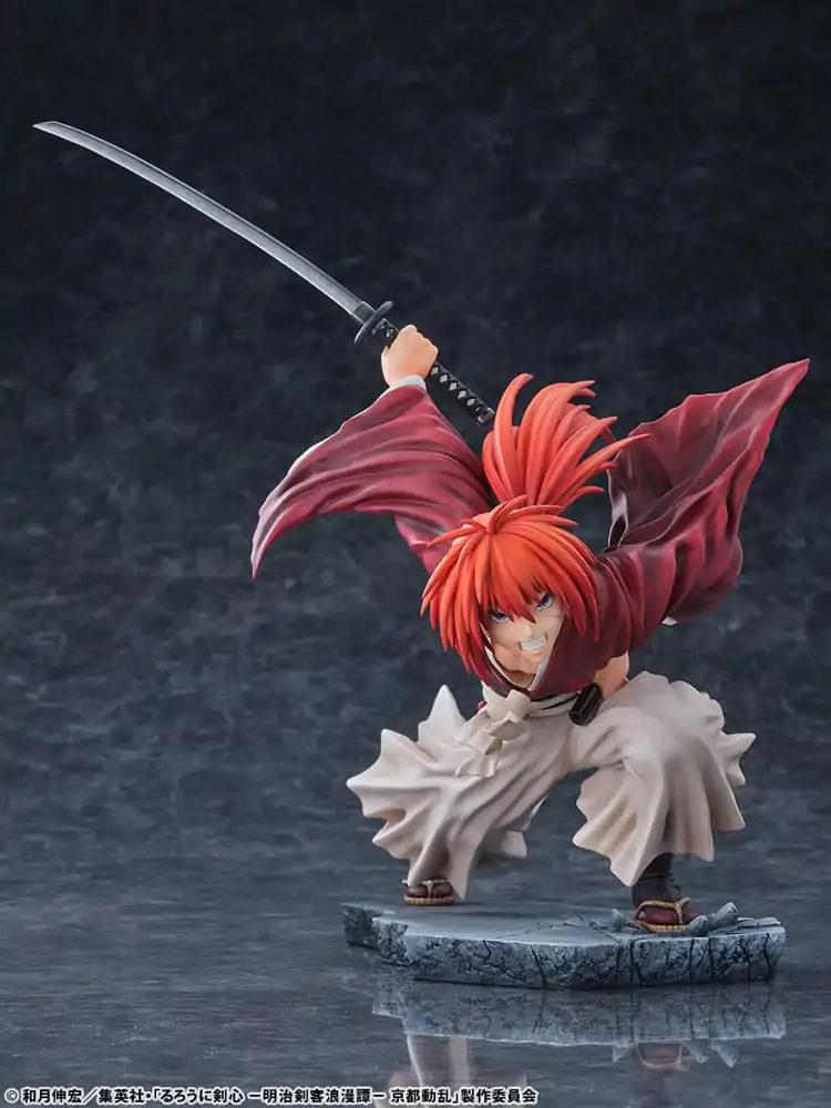 Rurouni Kenshin: Meiji Kenkaku Romantan Kyoto Douran PVC Statue 1/6 Kenshin Himura Amakakeruryuunohirameki Ver. 26 cm product photo