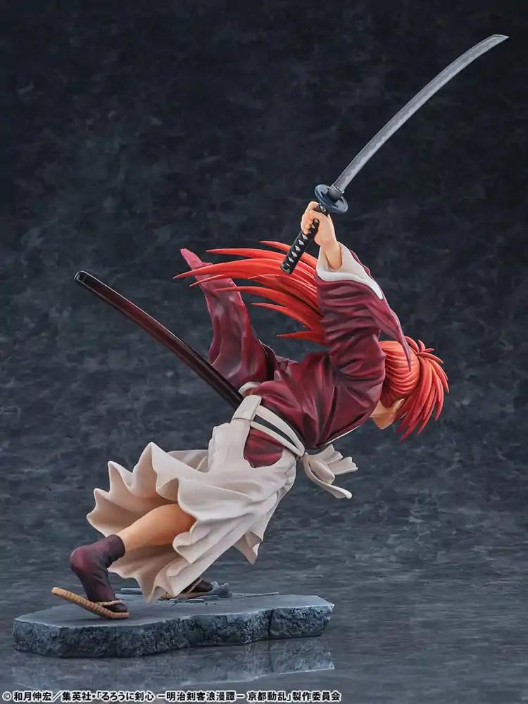 Rurouni Kenshin: Meiji Kenkaku Romantan Kyoto Douran PVC Statue 1/6 Kenshin Himura Amakakeruryuunohirameki Ver. 26 cm product photo