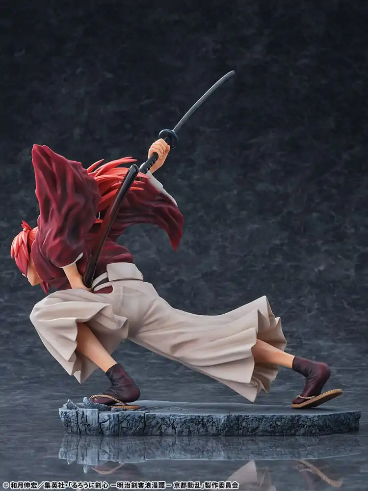 Rurouni Kenshin: Meiji Kenkaku Romantan Kyoto Douran PVC Statue 1/6 Kenshin Himura Amakakeruryuunohirameki Ver. 26 cm product photo