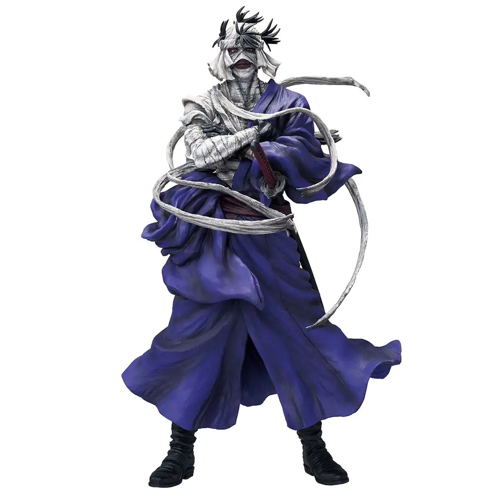 Rurouni Kenshin Meiji Swordsman Romantic Story Makoto Shishio Ichibansho figure 25cm product photo
