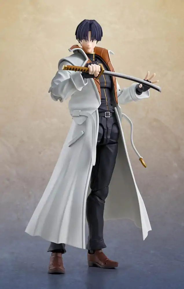 Rurouni Kenshin: Meiji Swordsman Romantic Story S.H. Figuarts Action Figure Aoshi Shinomori 17 cm product photo