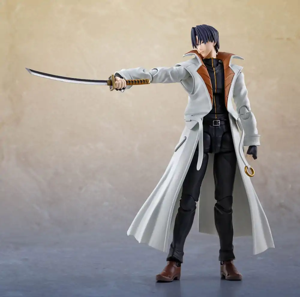 Rurouni Kenshin: Meiji Swordsman Romantic Story S.H. Figuarts Action Figure Aoshi Shinomori 17 cm product photo