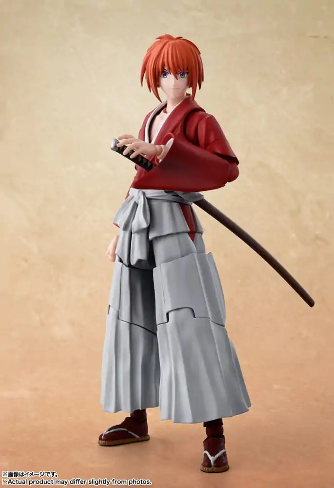 Rurouni Kenshin: Meiji Swordsman Romantic Story S.H. Figuarts Action Figure Kenshin Himura 13 cm termékfotó