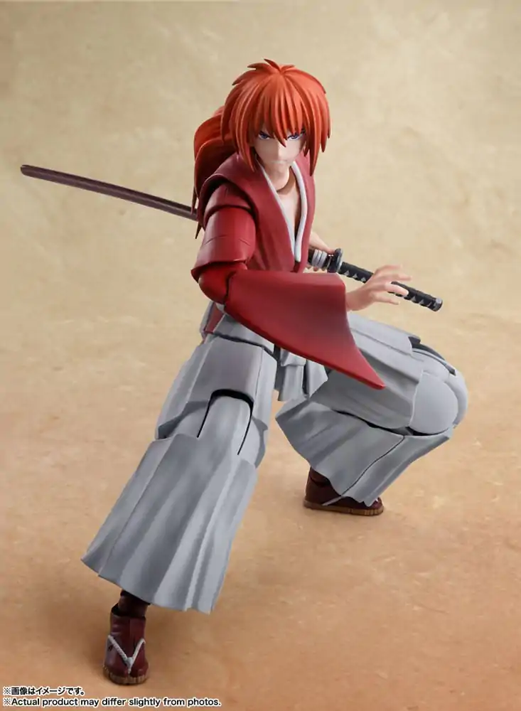 Rurouni Kenshin: Meiji Swordsman Romantic Story S.H. Figuarts Action Figure Kenshin Himura 13 cm termékfotó