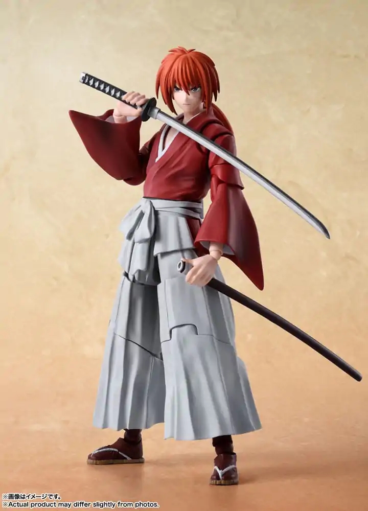 Rurouni Kenshin: Meiji Swordsman Romantic Story S.H. Figuarts Action Figure Kenshin Himura 13 cm termékfotó