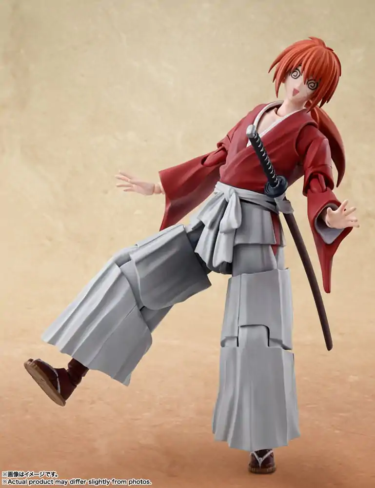 Rurouni Kenshin: Meiji Swordsman Romantic Story S.H. Figuarts Action Figure Kenshin Himura 13 cm termékfotó