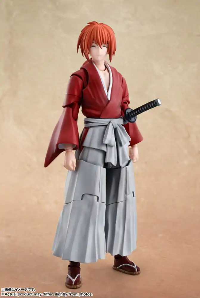 Rurouni Kenshin: Meiji Swordsman Romantic Story S.H. Figuarts Action Figure Kenshin Himura 13 cm termékfotó