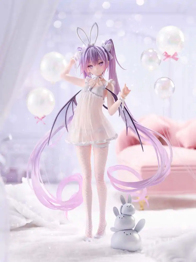 Rurudo Original Character PVC Statue 1/7 Eve Usamimi Lingerie Ver. 27 cm product photo