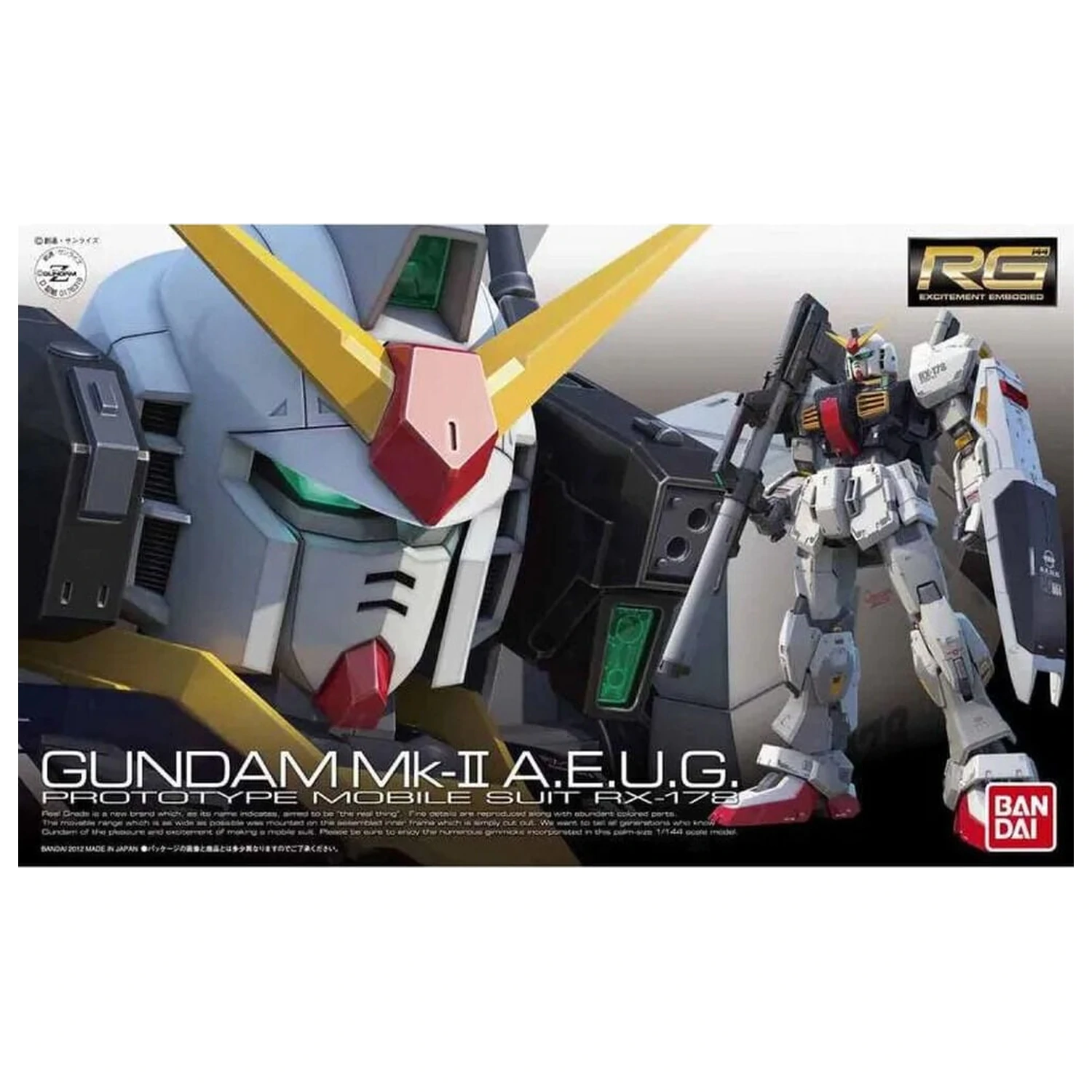 RX-178 Gundam Mk-II A.E.U.G. Model kit RG 1/144 product photo