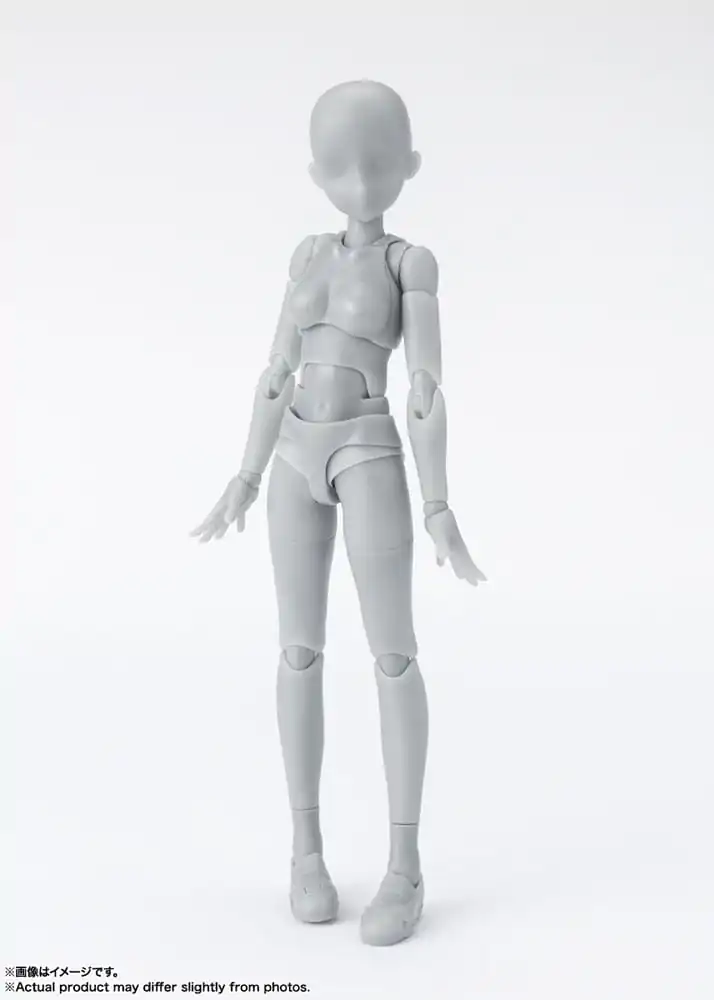 S.H. Figuarts Action Figure Body-Chan School Life Edition DX Set (Gray Color Ver.) 13 cm product photo