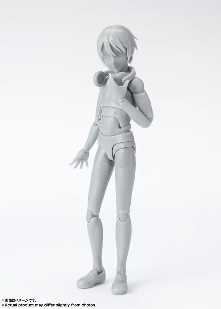 S.H. Figuarts Action Figure Body-Kun School Life Edition DX Set (Gray Color Ver.) 13 cm product photo