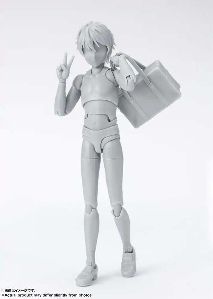 S.H. Figuarts Action Figure Body-Kun School Life Edition DX Set (Gray Color Ver.) 13 cm product photo