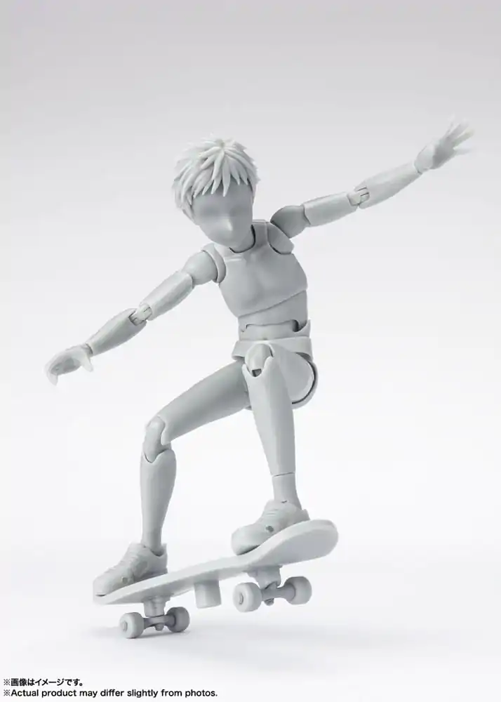 S.H. Figuarts Action Figure Body-Kun School Life Edition DX Set (Gray Color Ver.) 13 cm product photo