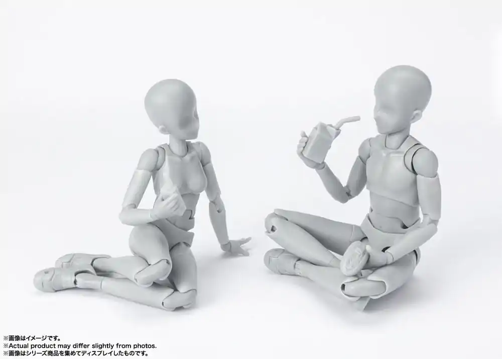 S.H. Figuarts Action Figure Body-Kun School Life Edition DX Set (Gray Color Ver.) 13 cm product photo