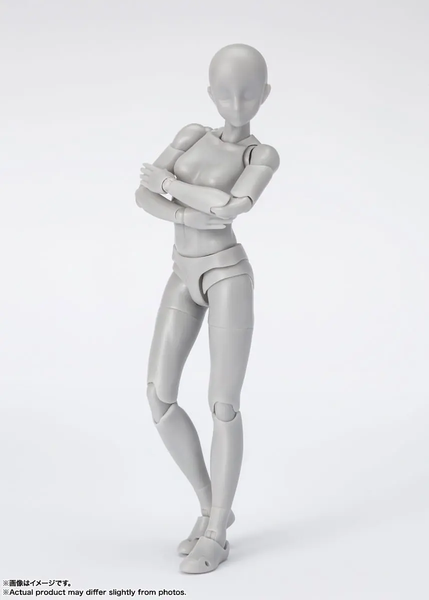 S.H. Figuarts Action Figure Body-Chan Sports Edition DX Set (Gray Color Ver.) 14 cm product photo