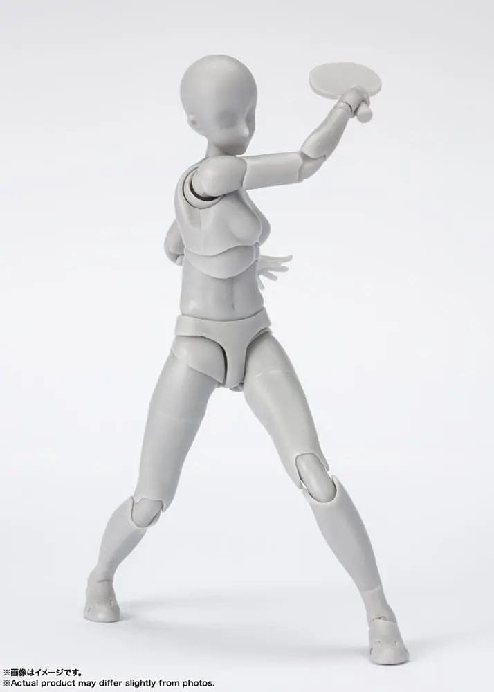 S.H. Figuarts Action Figure Body-Chan Sports Edition DX Set (Gray Color Ver.) 14 cm product photo