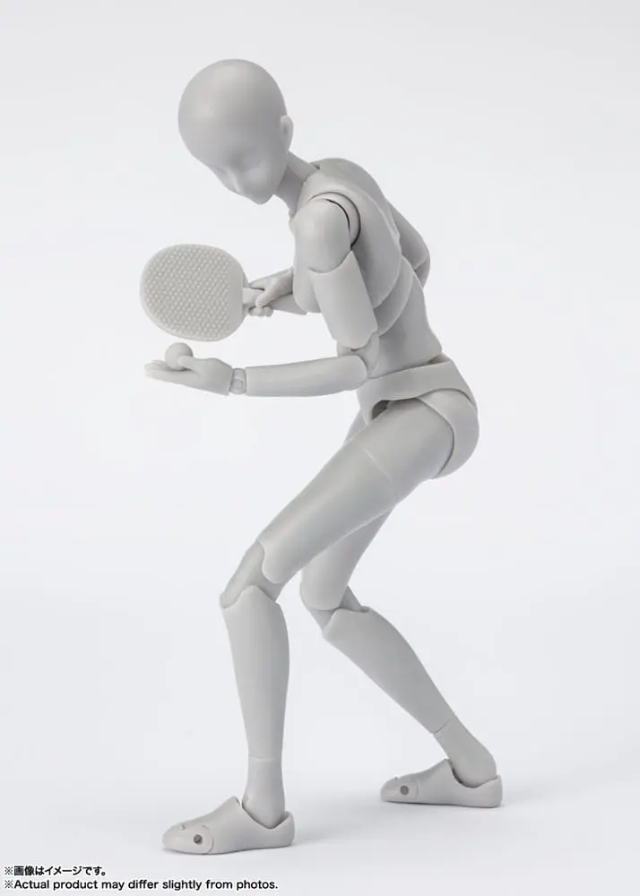 S.H. Figuarts Action Figure Body-Chan Sports Edition DX Set (Gray Color Ver.) 14 cm product photo