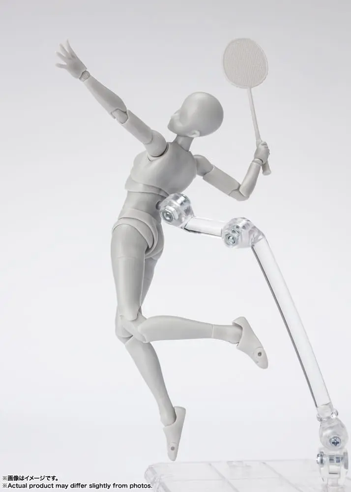 S.H. Figuarts Action Figure Body-Chan Sports Edition DX Set (Gray Color Ver.) 14 cm product photo