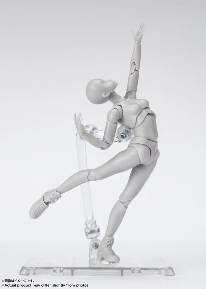 S.H. Figuarts Action Figure Body-Chan Sports Edition DX Set (Gray Color Ver.) 14 cm product photo