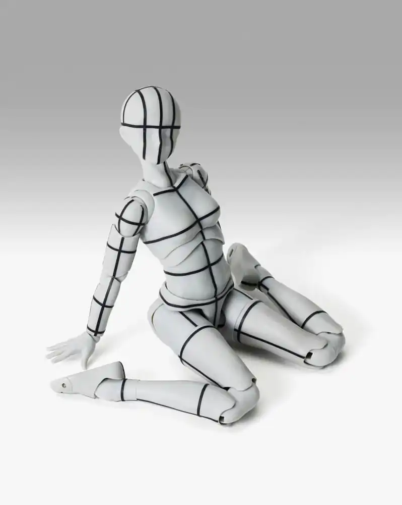 S.H.Figuarts Action Figure Body-Chan Sports Edition Wire Frame (Gray Color Ver.) 15 cm product photo