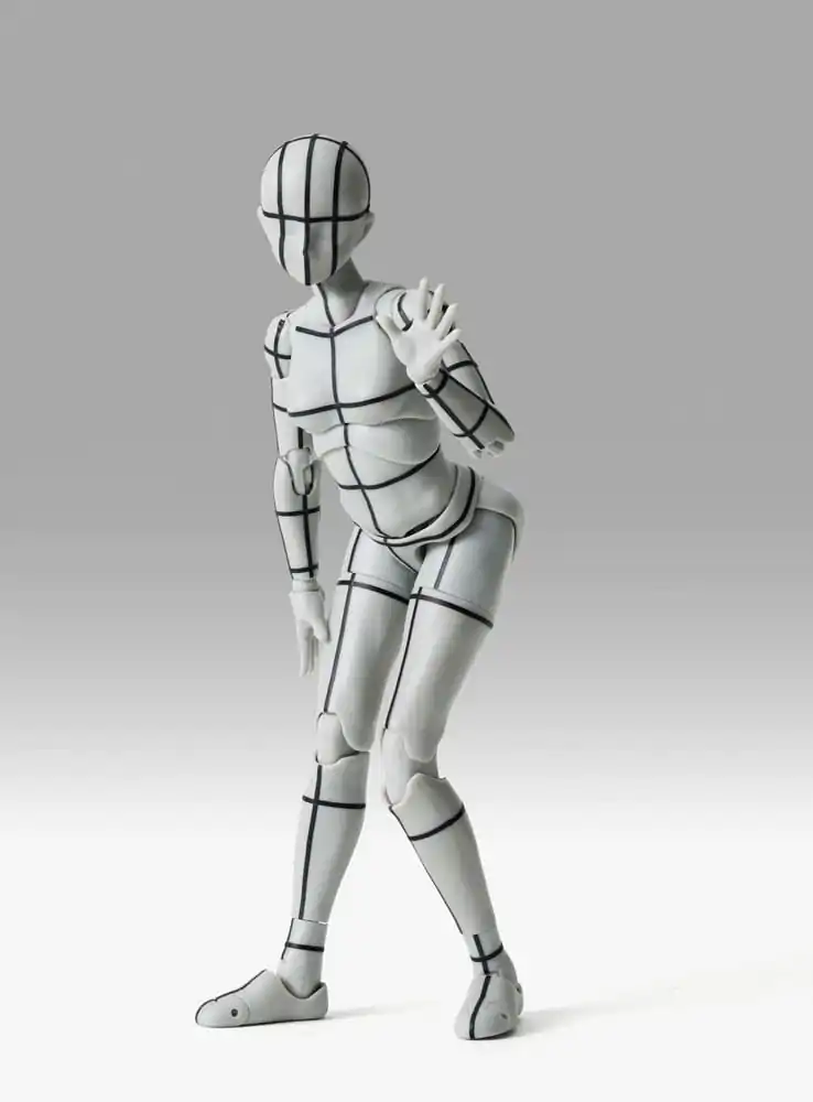 S.H.Figuarts Action Figure Body-Chan Sports Edition Wire Frame (Gray Color Ver.) 15 cm product photo