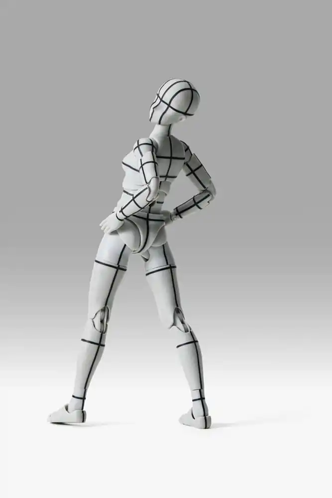 S.H.Figuarts Action Figure Body-Chan Sports Edition Wire Frame (Gray Color Ver.) 15 cm product photo