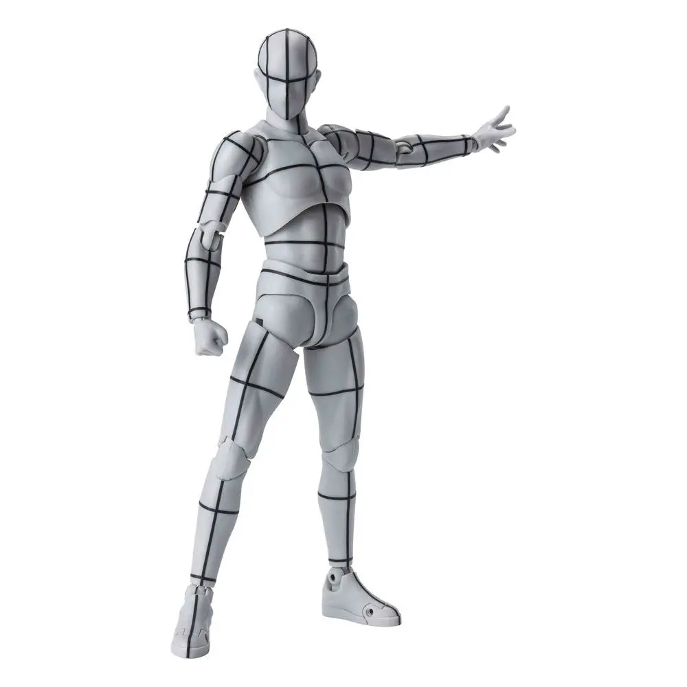 S.H. Figuarts Body Kun Action Figure Wireframe Gray Color Version 15 cm product photo