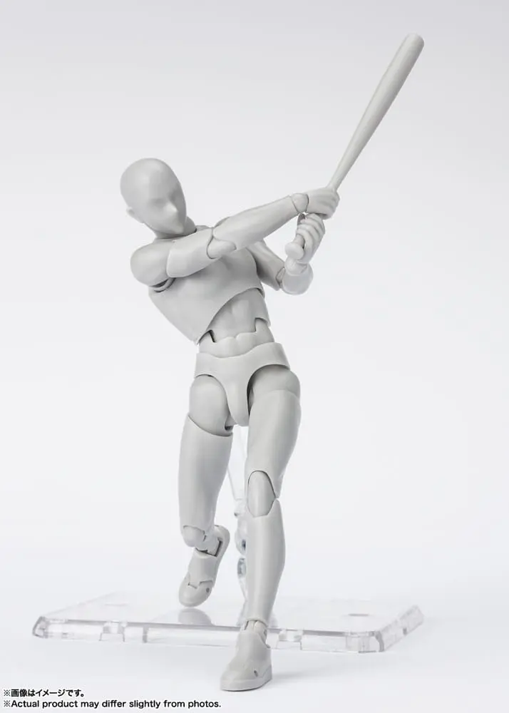 S.H. Figuarts Action Figure Body-Kun Sports Edition DX Set (Gray Color Ver.) 16 cm product photo