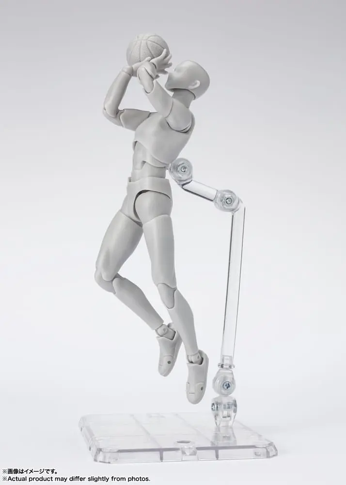 S.H. Figuarts Action Figure Body-Kun Sports Edition DX Set (Gray Color Ver.) 16 cm product photo