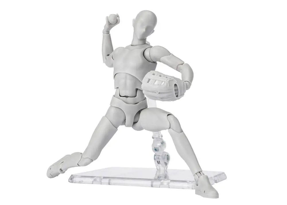 S.H. Figuarts Action Figure Body-Kun Sports Edition DX Set (Gray Color Ver.) 16 cm product photo