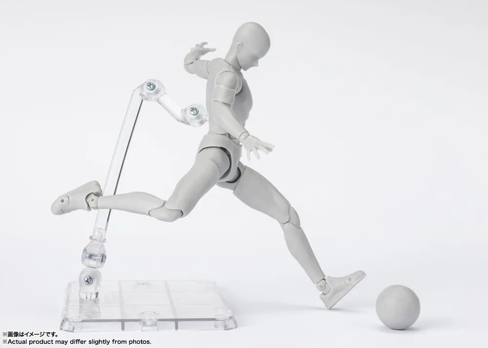 S.H. Figuarts Action Figure Body-Kun Sports Edition DX Set (Gray Color Ver.) 16 cm product photo