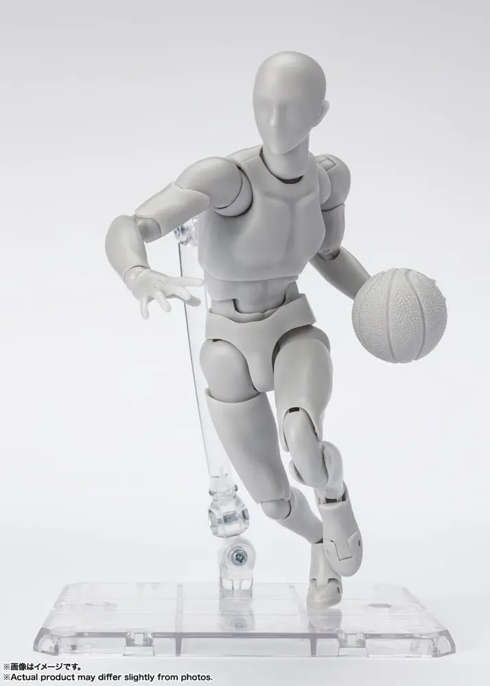 S.H. Figuarts Action Figure Body-Kun Sports Edition DX Set (Gray Color Ver.) 16 cm product photo