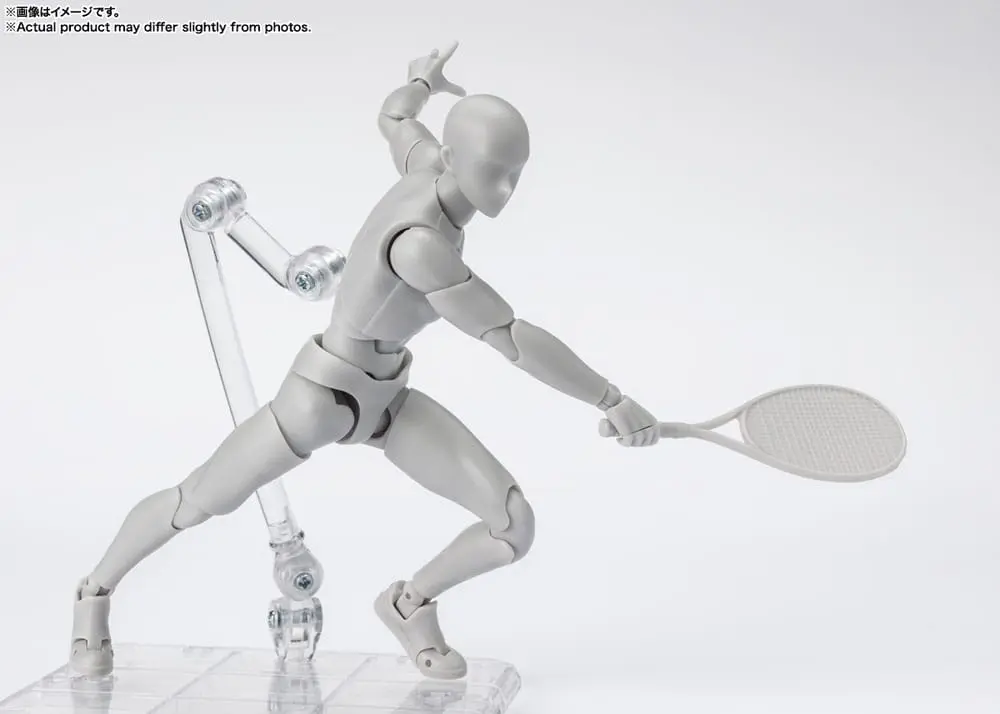 S.H. Figuarts Action Figure Body-Kun Sports Edition DX Set (Gray Color Ver.) 16 cm product photo