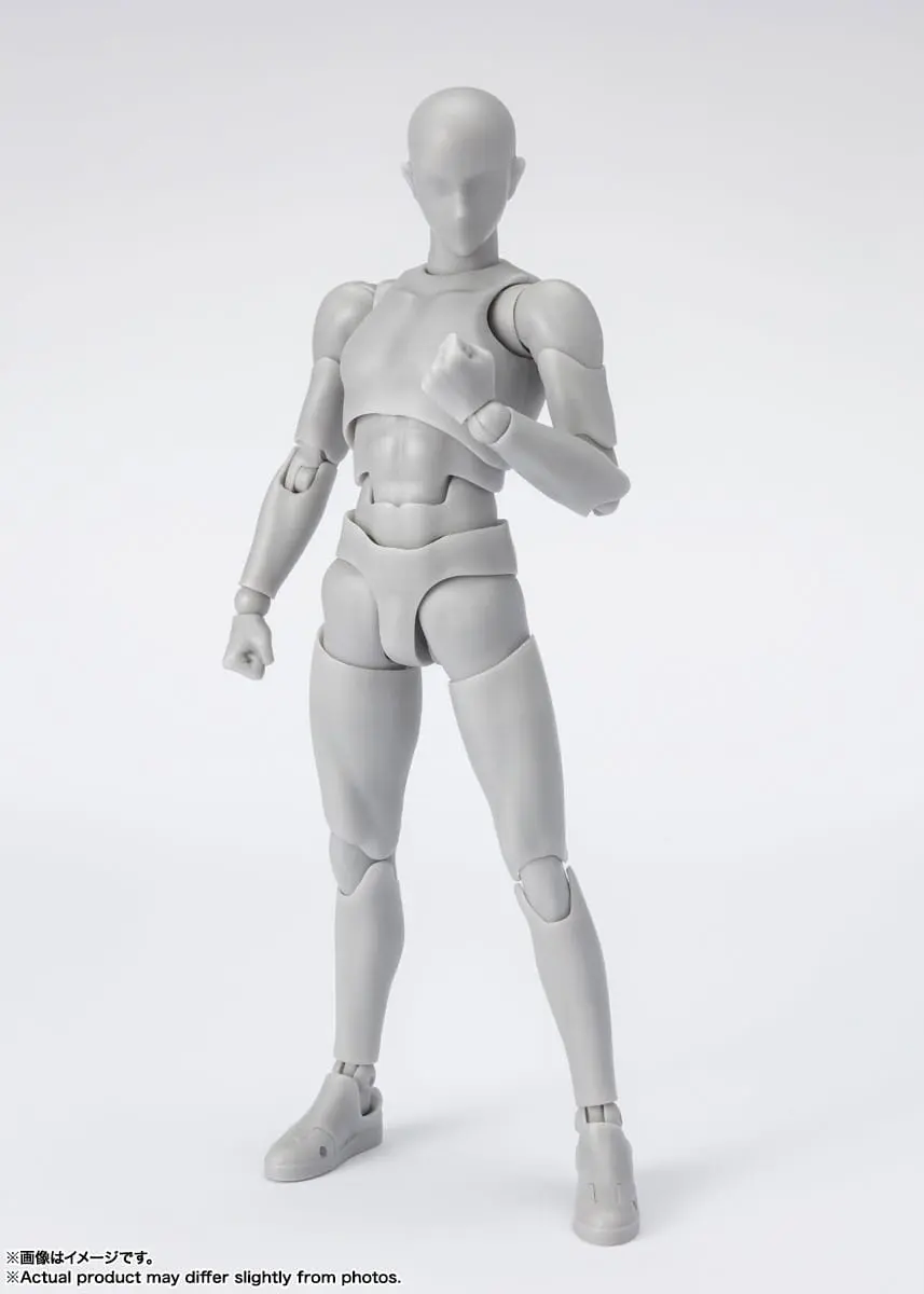 S.H. Figuarts Action Figure Body-Kun Sports Edition DX Set (Gray Color Ver.) 16 cm product photo