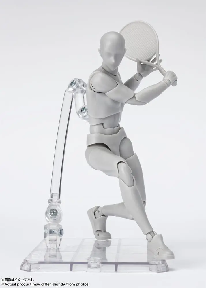 S.H. Figuarts Action Figure Body-Kun Sports Edition DX Set (Gray Color Ver.) 16 cm product photo