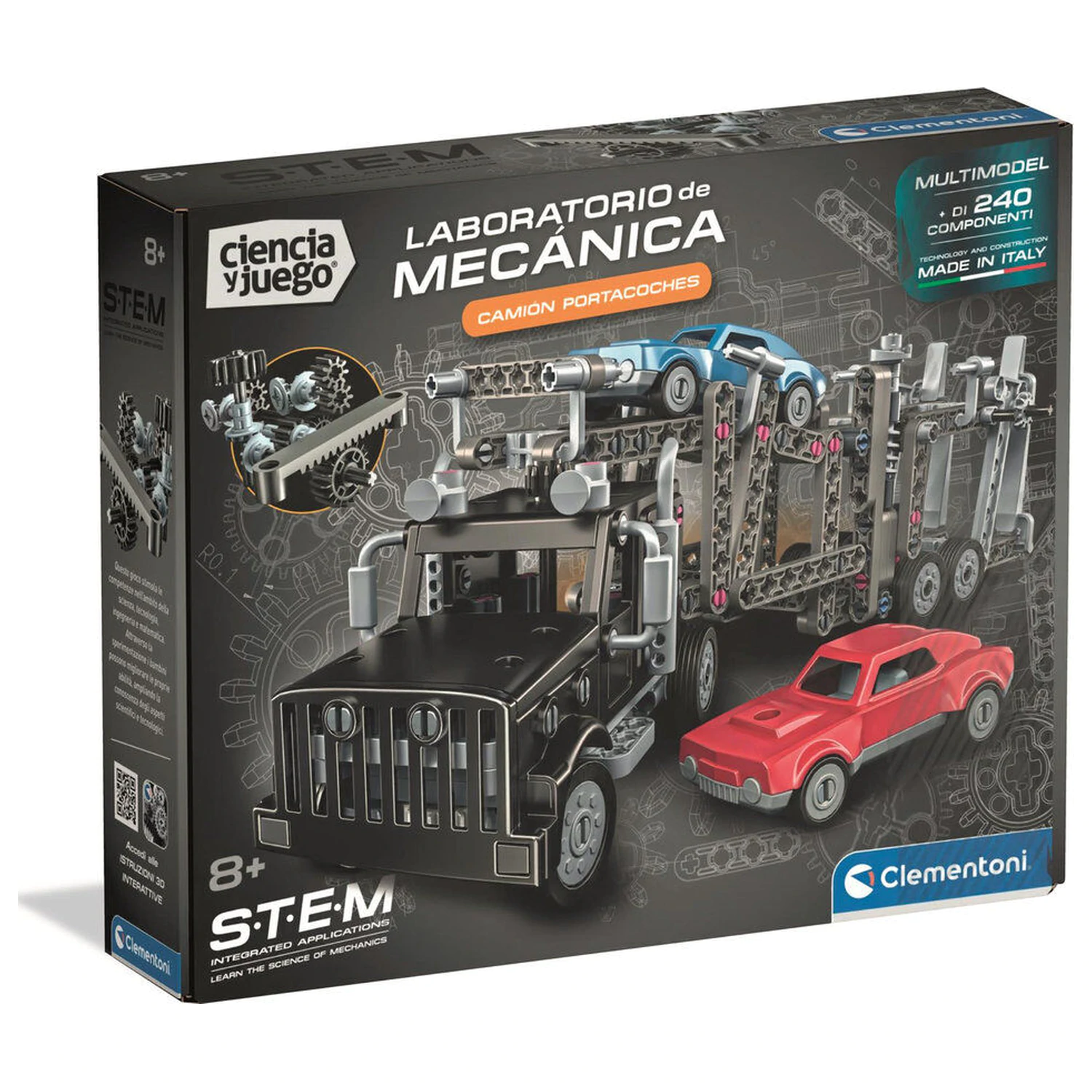 S.T.E.M Car transporter truck Mechanics Laboratory game product photo