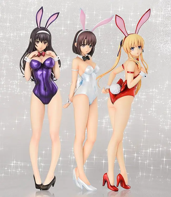 Saekano: How to Raise a Boring Girlfriend PVC Statue 1/4 Megumi Kato Bare Leg Bunny Ver. 43 cm product photo