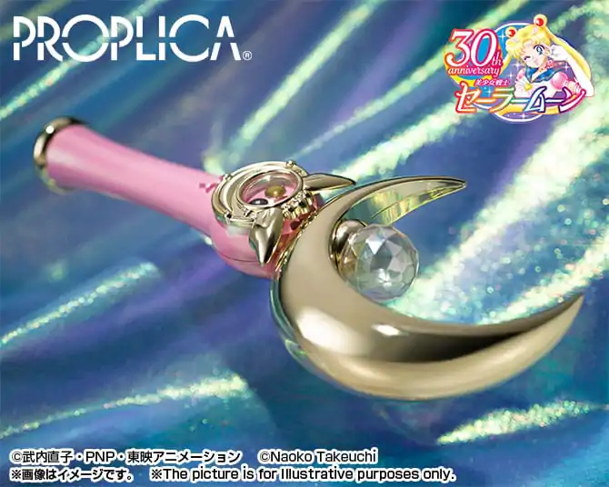 Sailor Moon Proplica Replica 1/1 Moon Stick Brilliant Color Edition 26 cm termékfotó