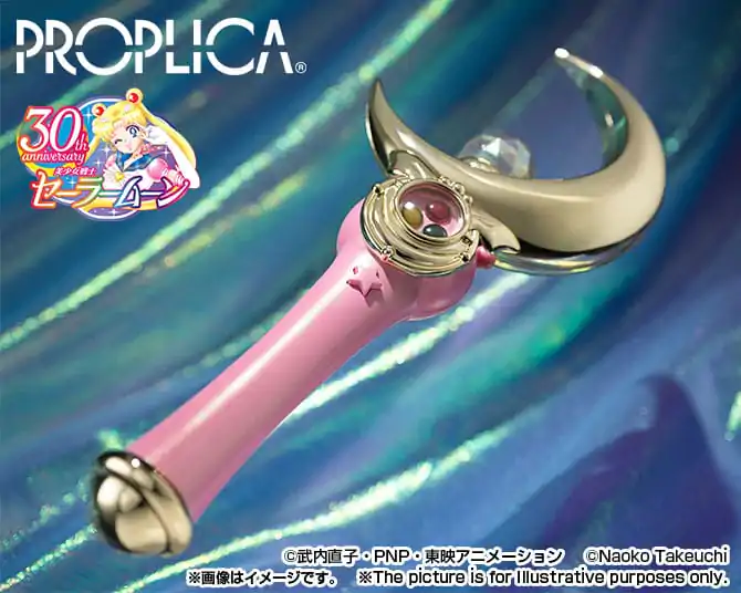 Sailor Moon Proplica Replica 1/1 Moon Stick Brilliant Color Edition 26 cm termékfotó