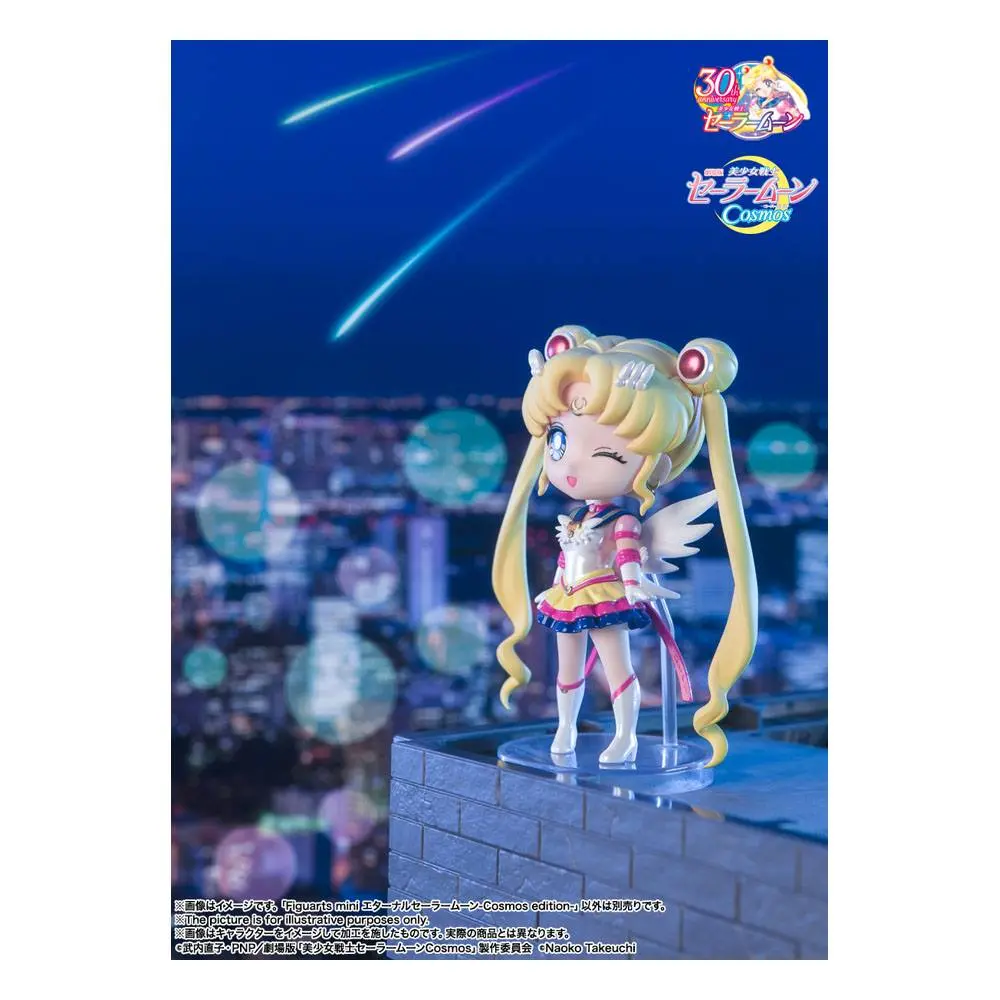 Sailor Moon Cosmos Figuarts mini Action Eternal Sailor Moon 9 cm product photo