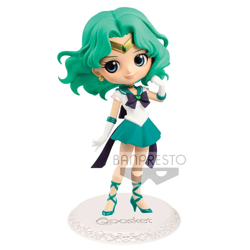 Sailor Moon Eternal The Movie Q Posket Mini Figure Super Sailor Neptune Ver. A 14 cm product photo