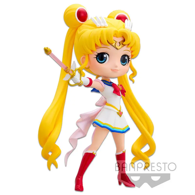 Sailor Moon Eternal The Movie Q Posket Mini Figure Super Sailor Moon Kaleidoscope Ver. 14 cm product photo