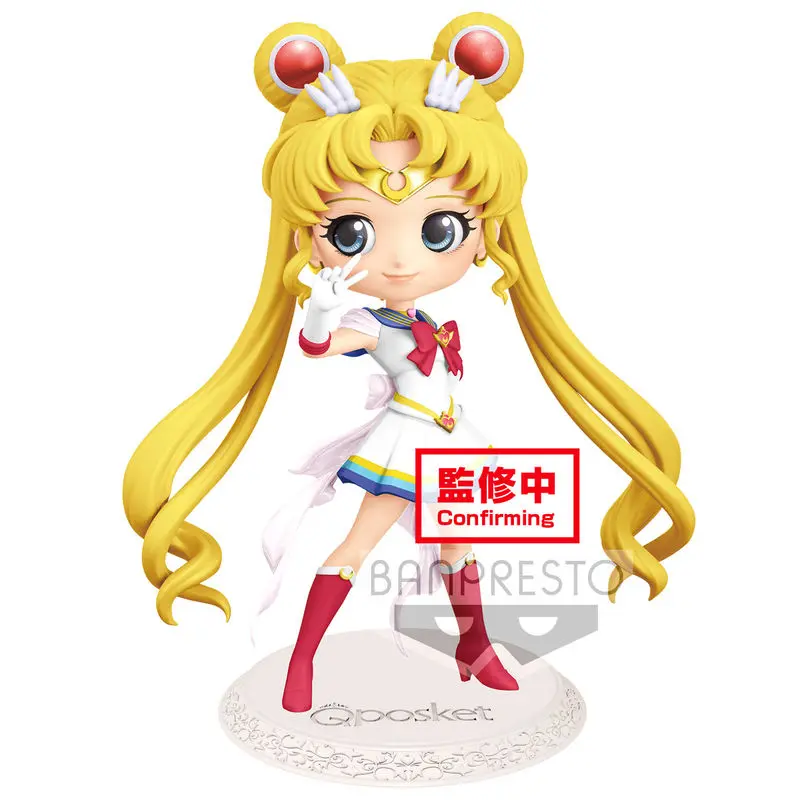 Sailor Moon Eternal The Movie Q Posket Mini Figure Super Sailor Moon Ver. A 14 cm product photo