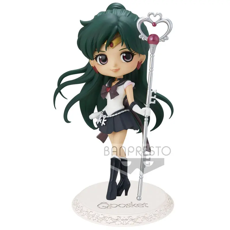 Sailor Moon Eternal The Movie Q Posket Mini Figure Super Sailor Pluto Ver. A 14 cm product photo