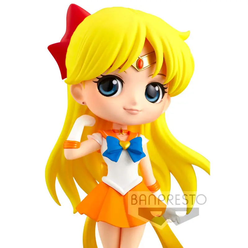 Sailor Moon Eternal The Movie Q Posket Mini Figure Super Sailor Venus Ver. A 14 cm product photo