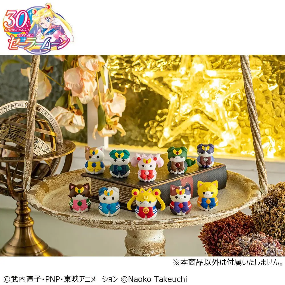 Sailor Moon Mega Cat Project Trading Figures Sailor Mewn Vol. 2 Special Set 3 cm product photo