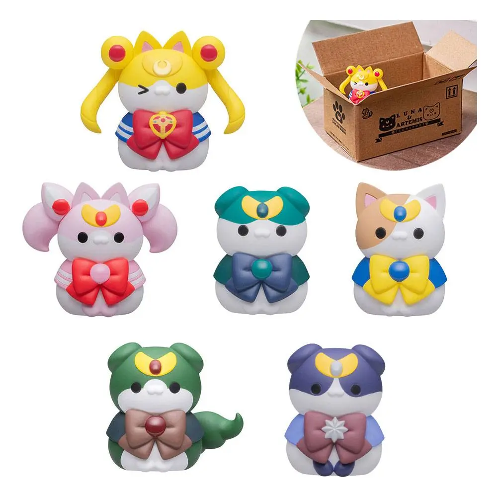 Sailor Moon Mega Cat Project Trading Figures Sailor Mewn Vol. 2 Special Set 3 cm product photo
