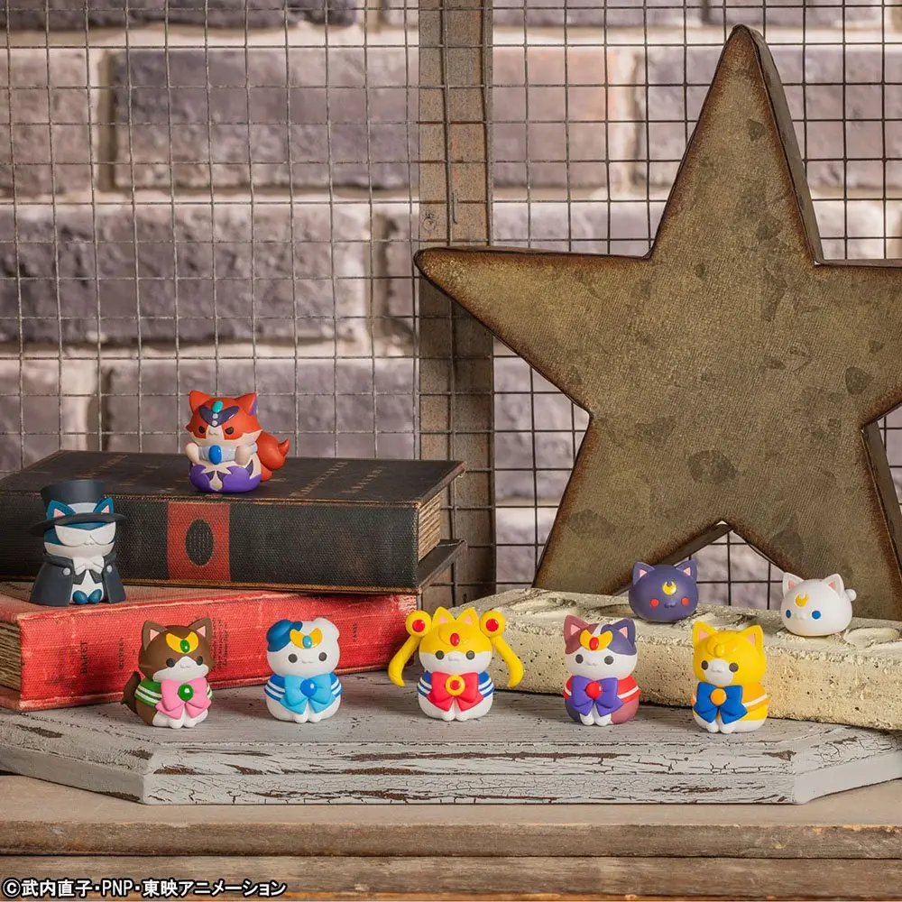 Sailor Moon Mega Cat Project Trading Figures Sailor Mewn Special Set 3 cm product photo
